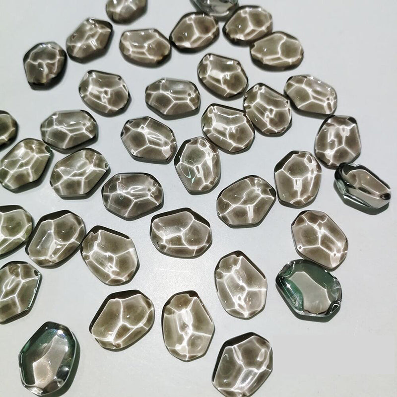 N142-Water Ripple Ice Cube Nail Rhinestones