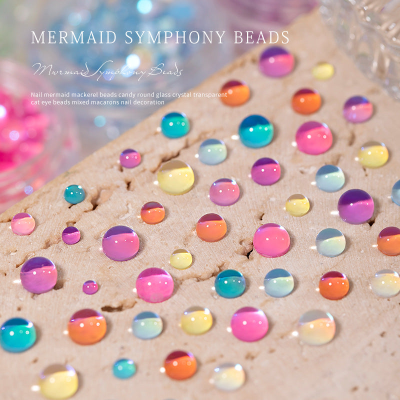 N143-Mermaid Bubble Beads