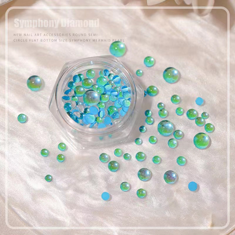 N143-Mermaid Bubble Beads