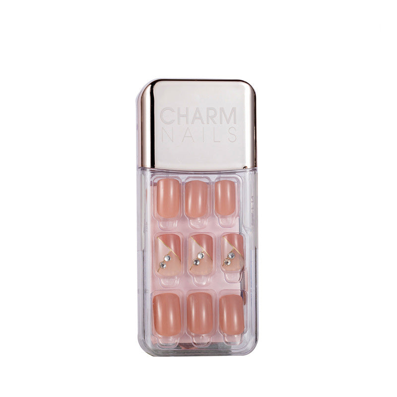 Press-On Nails,  Short Length, 30  PCS Fake Nails