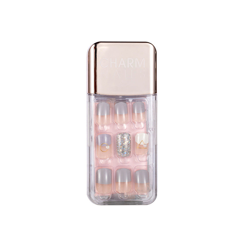 Press-On Nails,  Short Length, 30  PCS Fake Nails