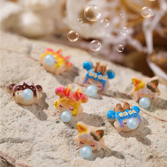 Bubble Girls Nail Charms